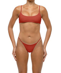 BSWS-T116 Curved Neckline Bikini Top