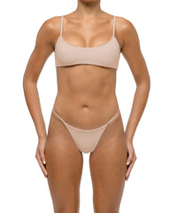 BSWS-T116 Curved Neckline Bikini Top