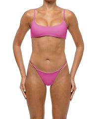 BSWS-T116 Curved Neckline Bikini Top