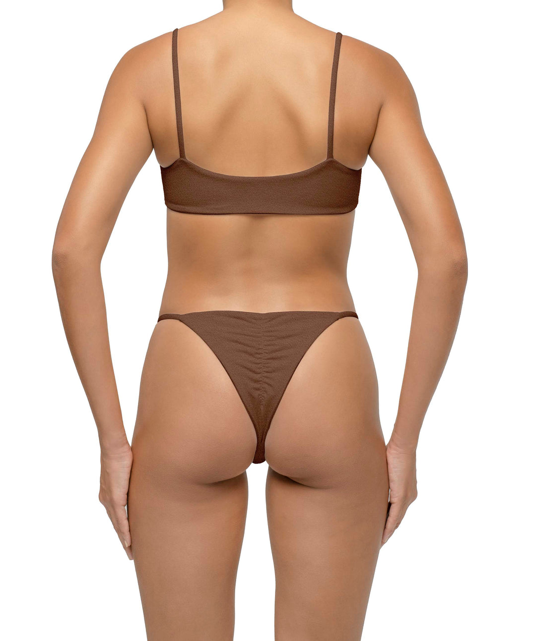 BSWS-T116 Curved Neckline Bikini Top