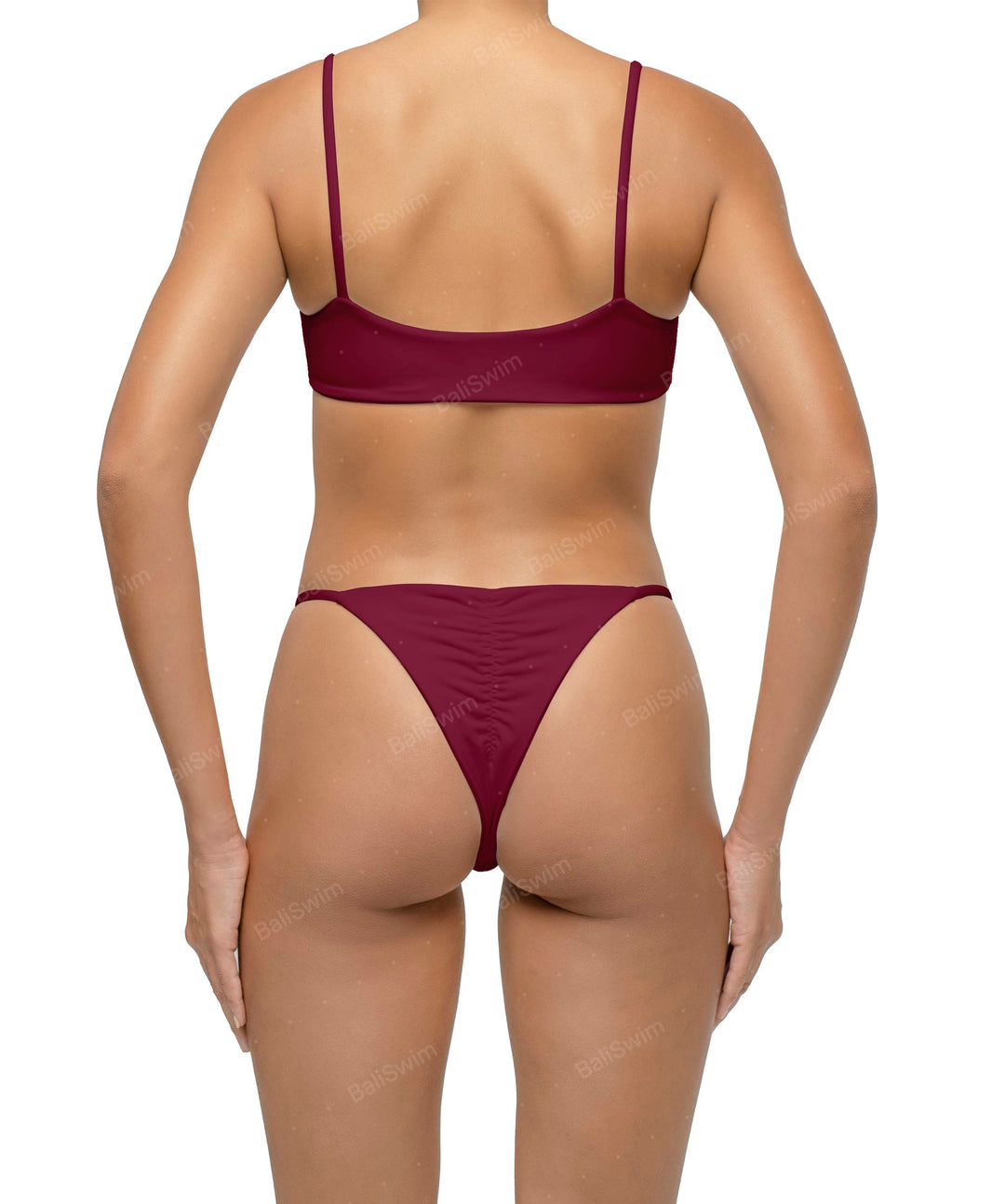 BSWS-B116 Ruched Bikini Bottom