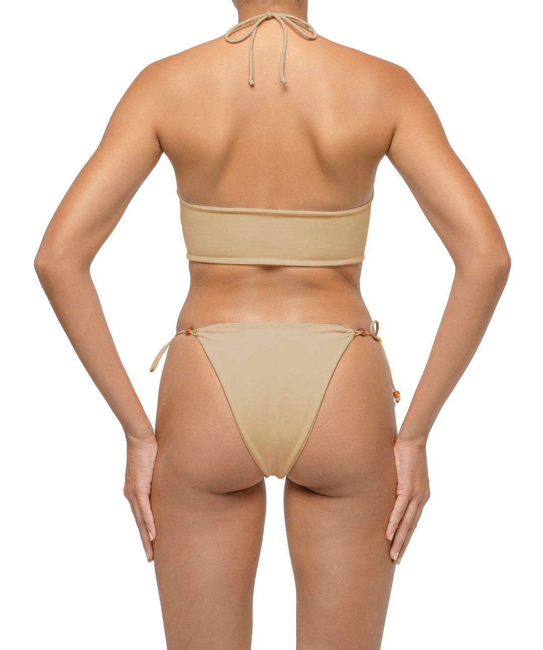 BSWS-B121 Beaded Tie Side Bikini Bottom