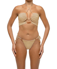 BSWS-B121 Beaded Tie Side Bikini Bottom