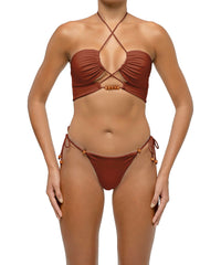 BSWS-B121 Beaded Tie Side Bikini Bottom