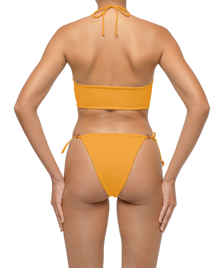 BSWS-T121 Cross-strap Beaded Bikini Top