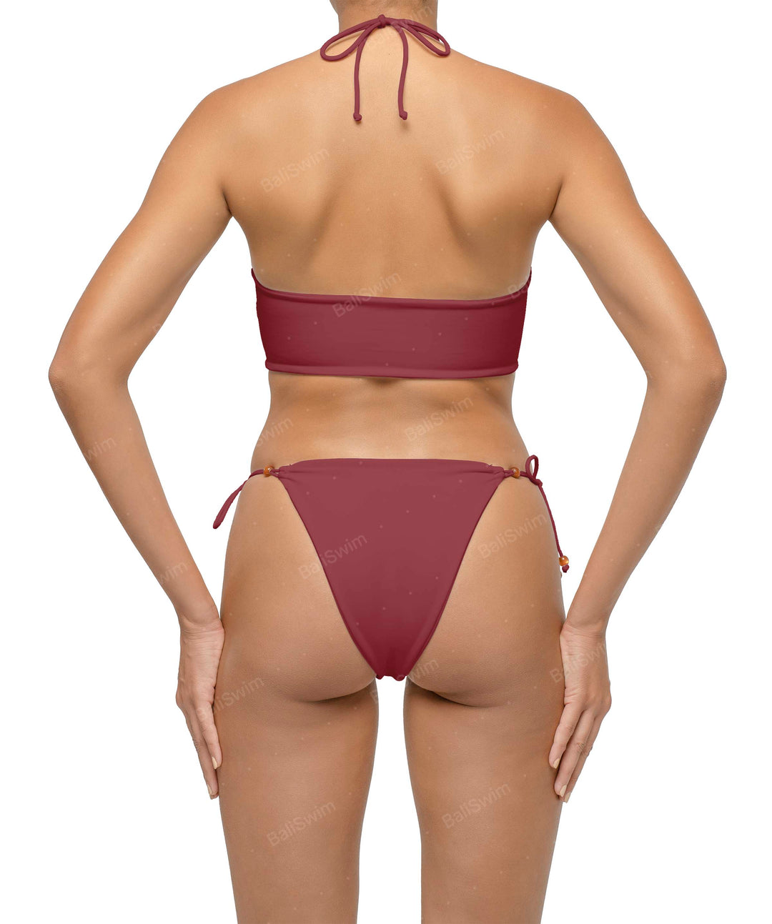 BSWS-B121 Beaded Tie Side Bikini Bottom