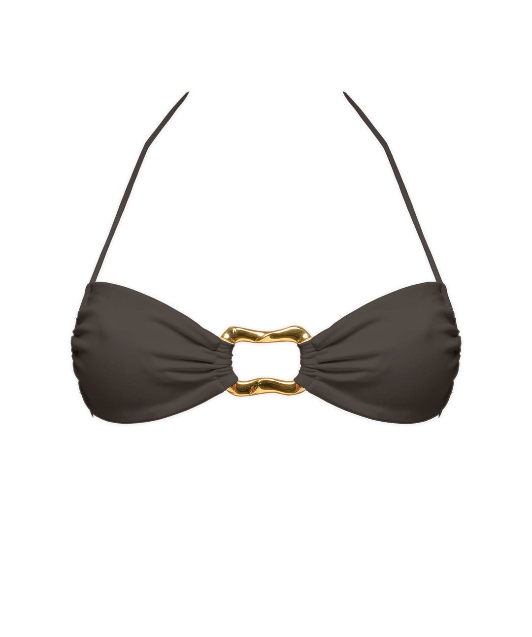 BSWS-T122 Wave Ring Halter Bikini Top