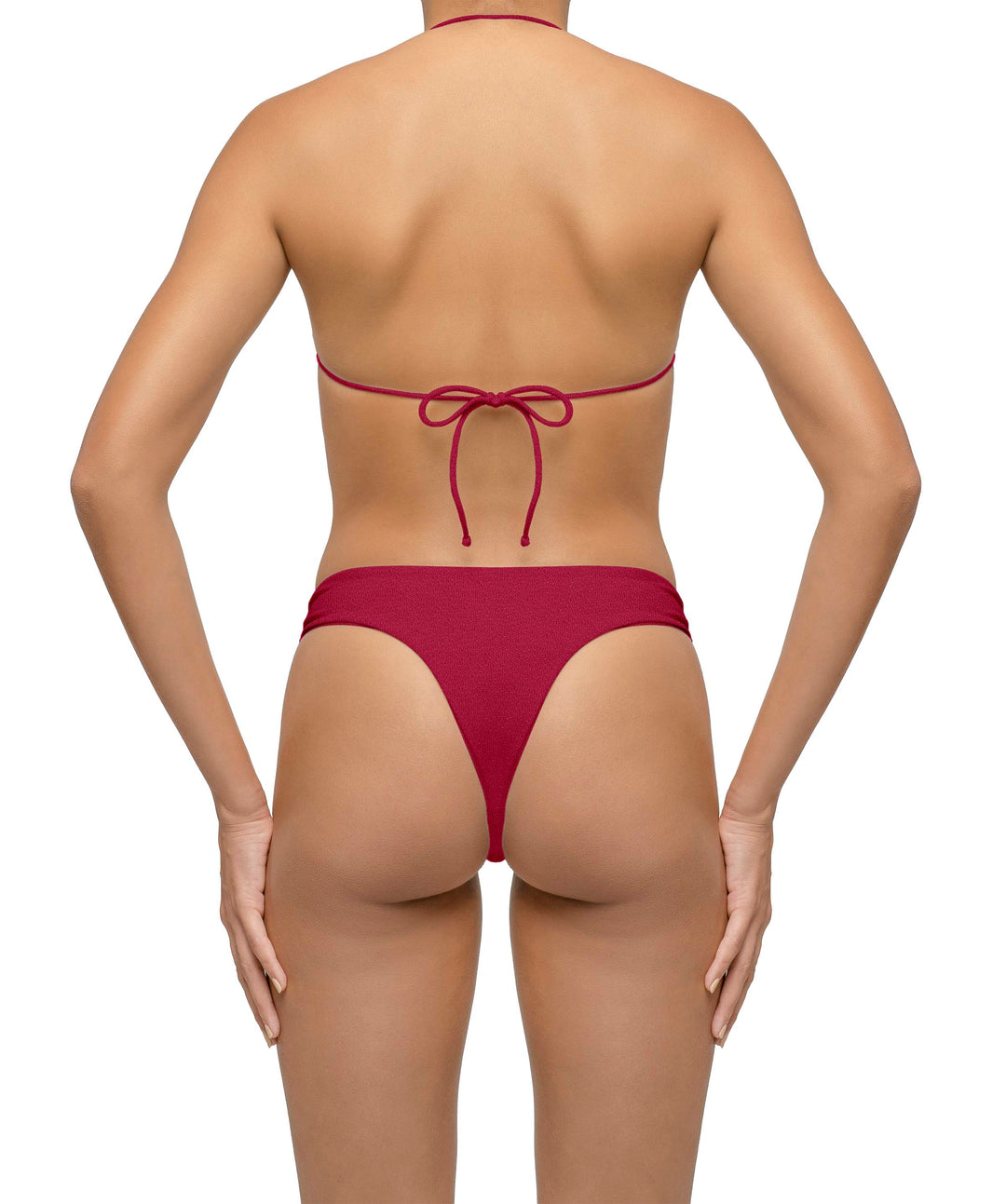 BSWS-T122 Wave Ring Halter Bikini Top