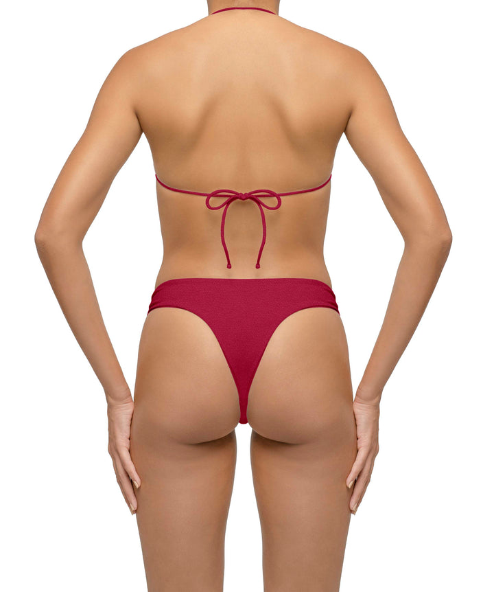 BSWS-T122 Wave Ring Halter Bikini Top
