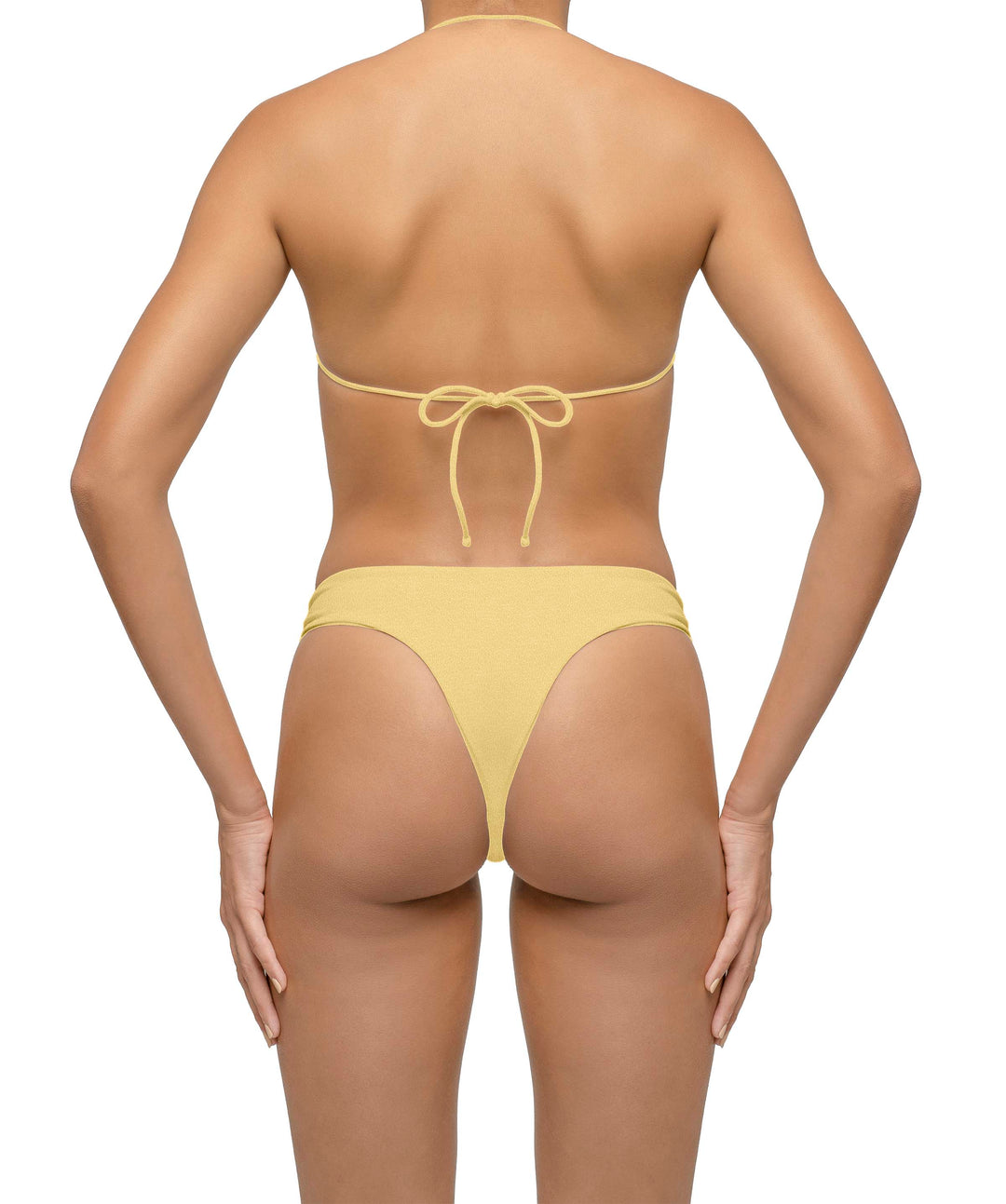 BSWS-T122 Wave Ring Halter Bikini Top