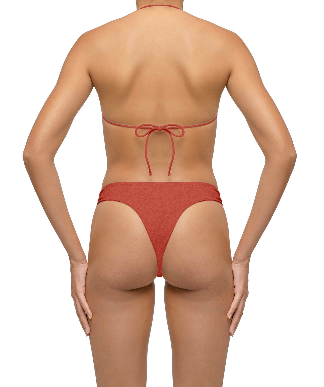 BSWS-T122 Wave Ring Halter Bikini Top