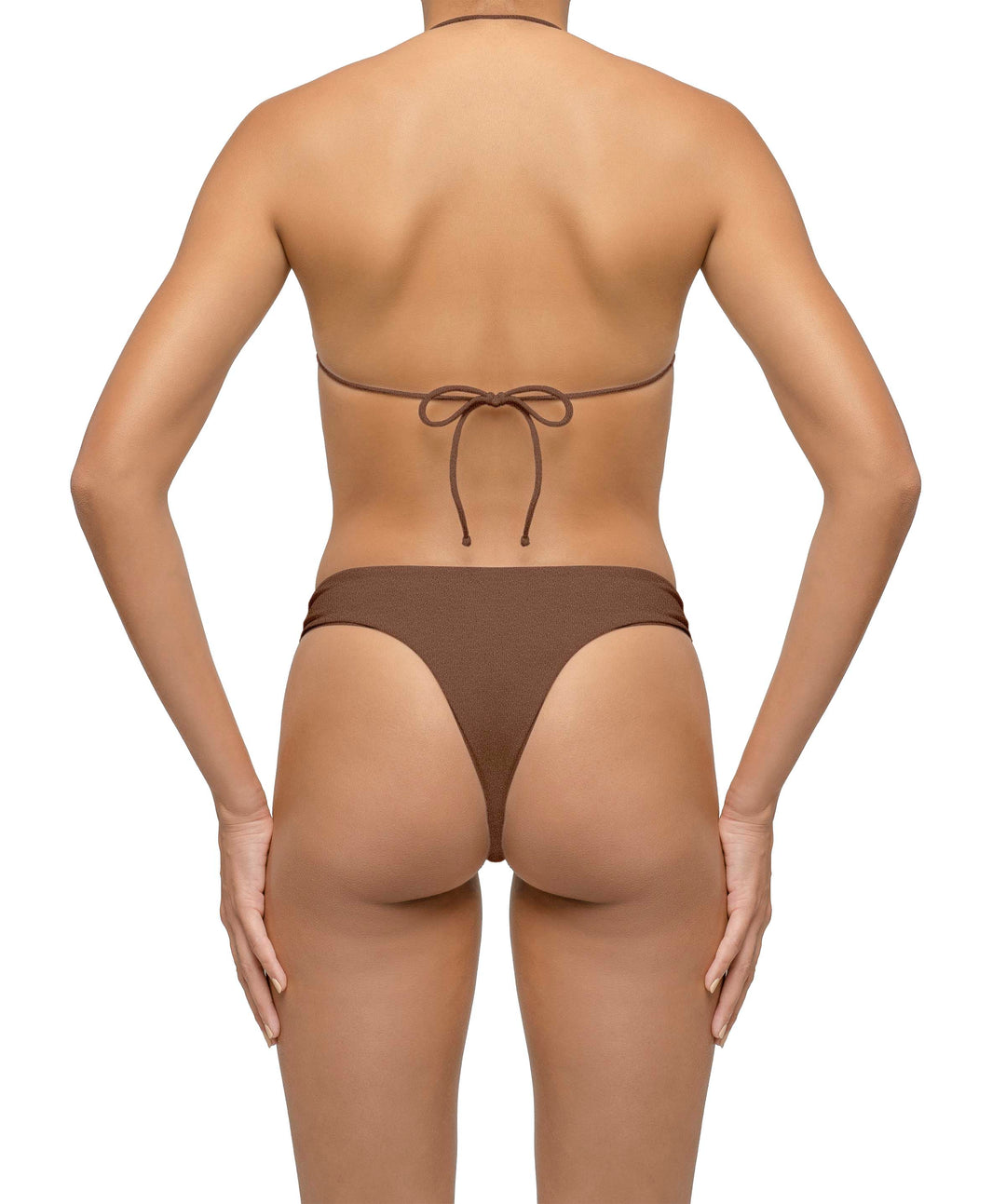 BSWS-T122 Wave Ring Halter Bikini Top