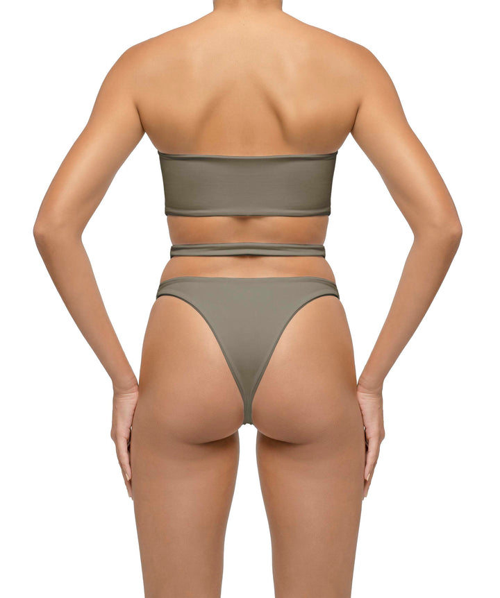 BSWS-B123 High Waisted Cut-out Bikini Bottom
