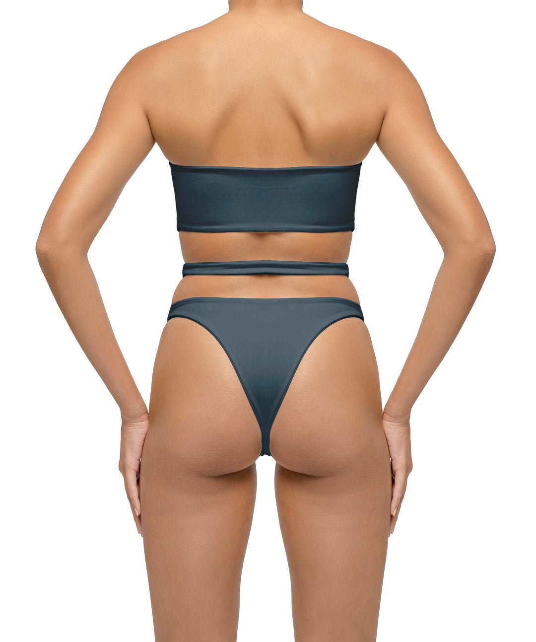 BSWS-B123 High Waisted Cut-out Bikini Bottom