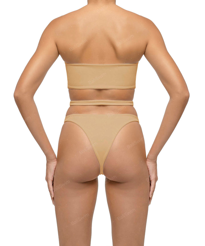 BSWS-B123 High Waisted Cut-out Bikini Bottom