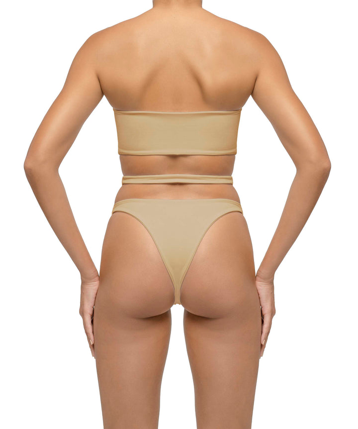 BSWS-B123 High Waisted Cut-out Bikini Bottom