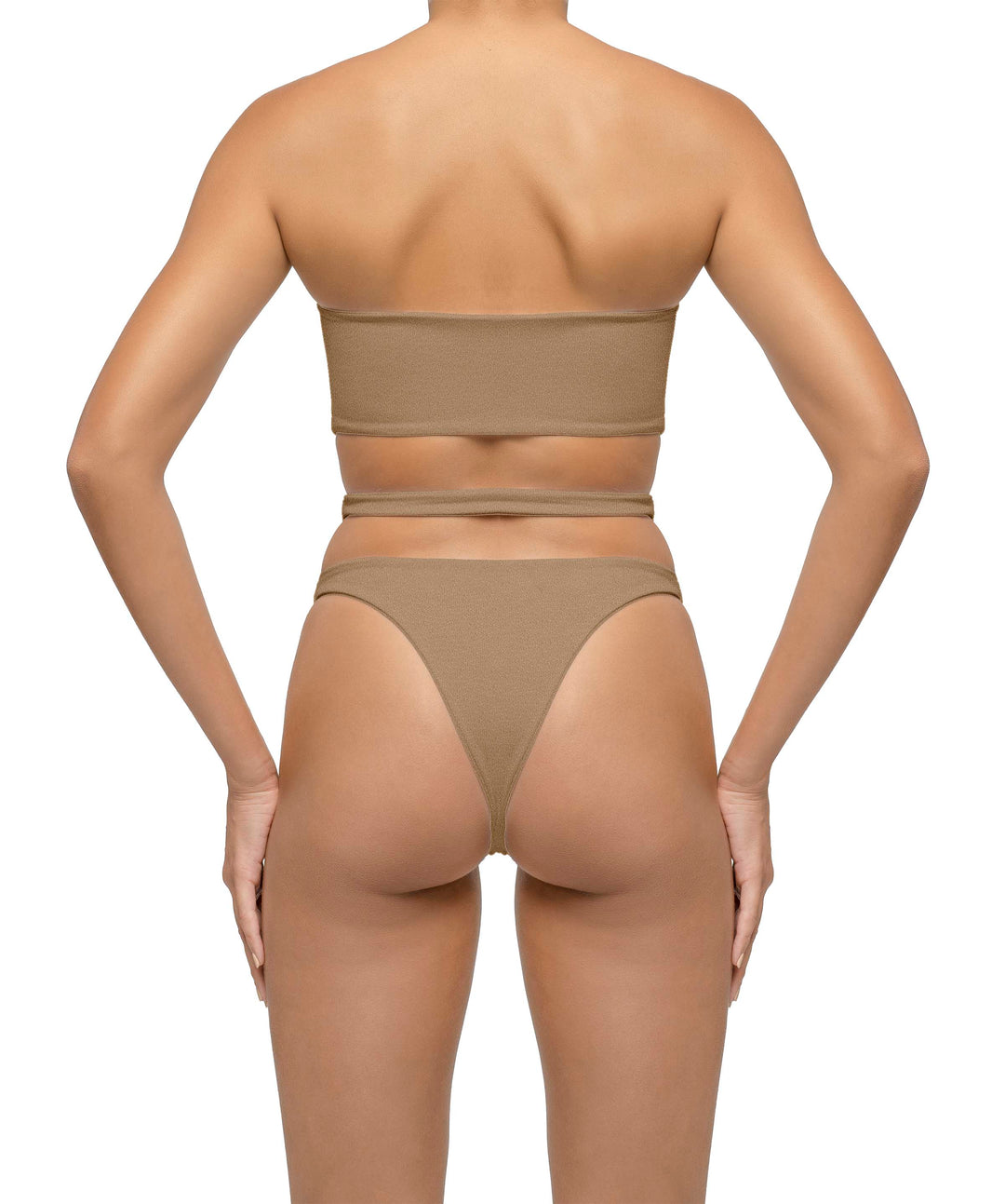 BSWS-B123 High Waisted Cut-out Bikini Bottom