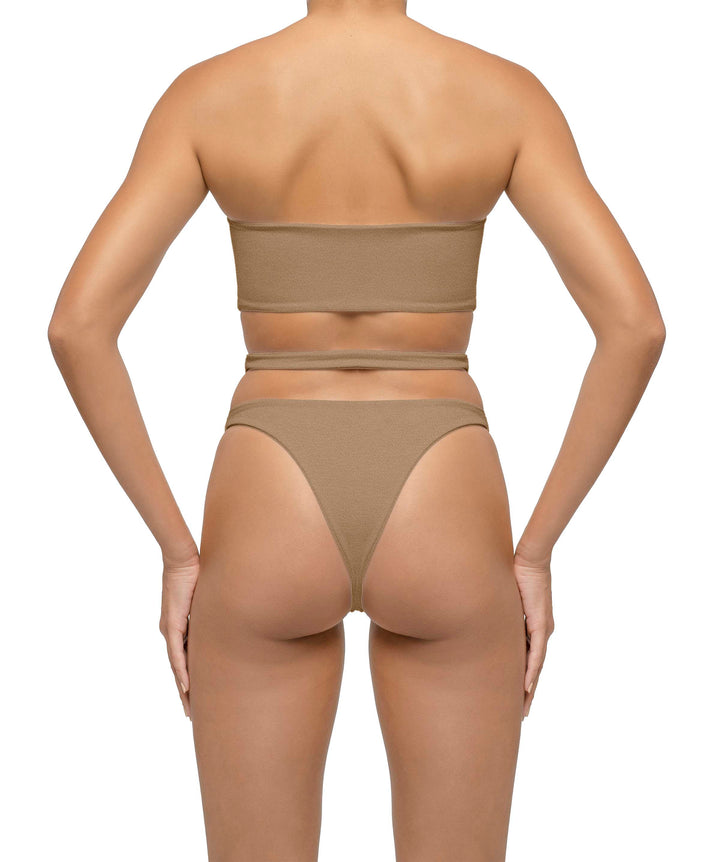 BSWS-T123 Bandeau Cut-out Bikini Top