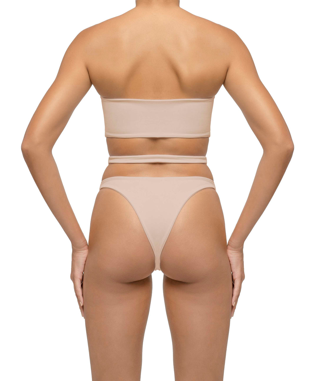 BSWS-B123 High Waisted Cut-out Bikini Bottom