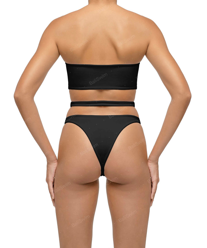 BSWS-T123 Bandeau Cut-out Bikini Top