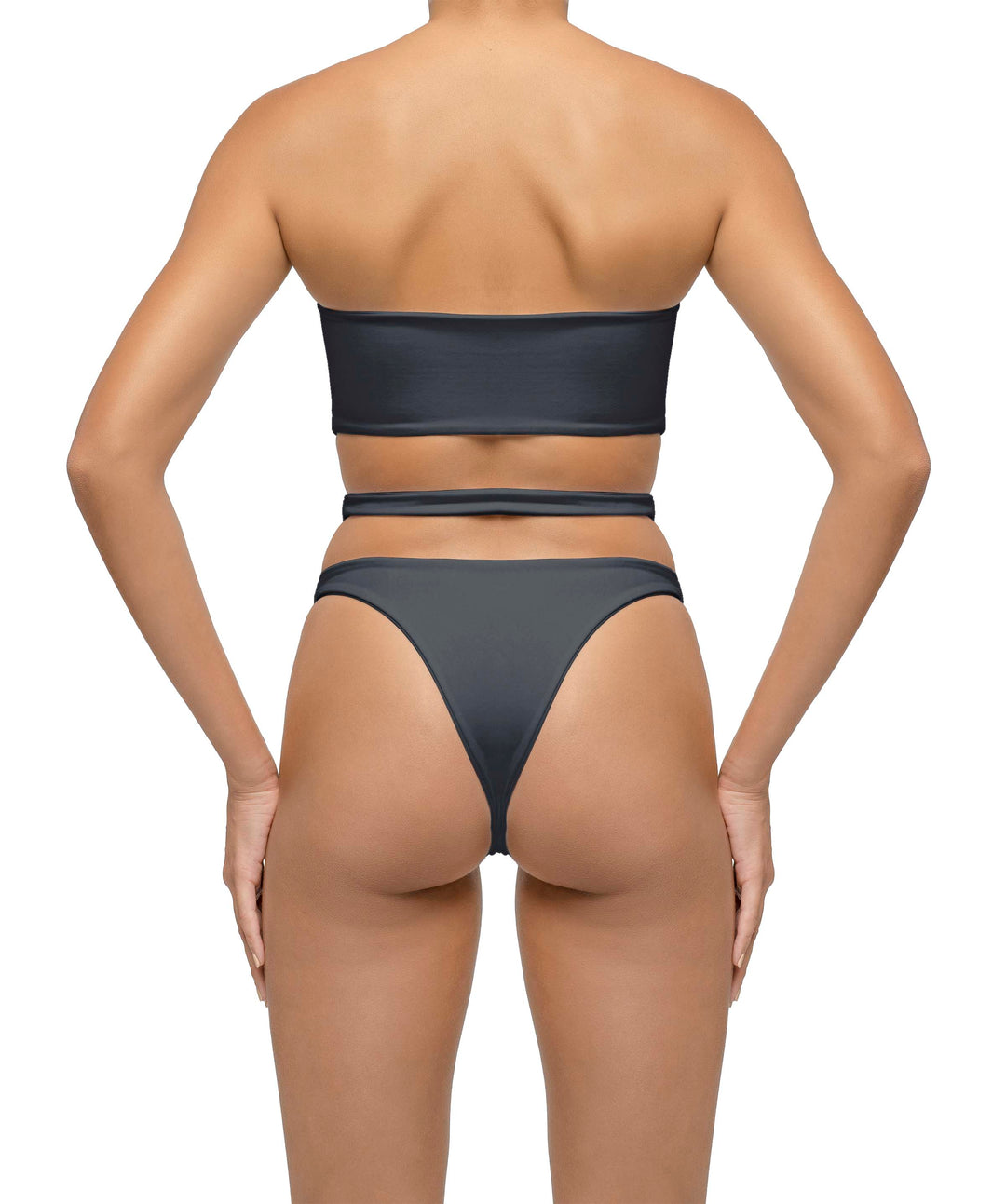 BSWS-T123 Bandeau Cut-out Bikini Top