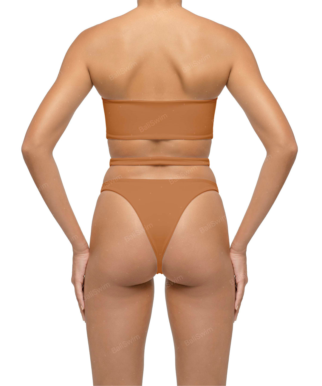 BSWS-B123 High Waisted Cut-out Bikini Bottom