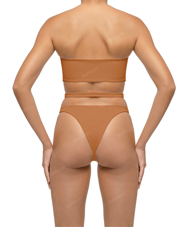 BSWS-B123 High Waisted Cut-out Bikini Bottom