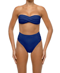 BSWS-T127 Twist Banblue-gateu Bikini Top