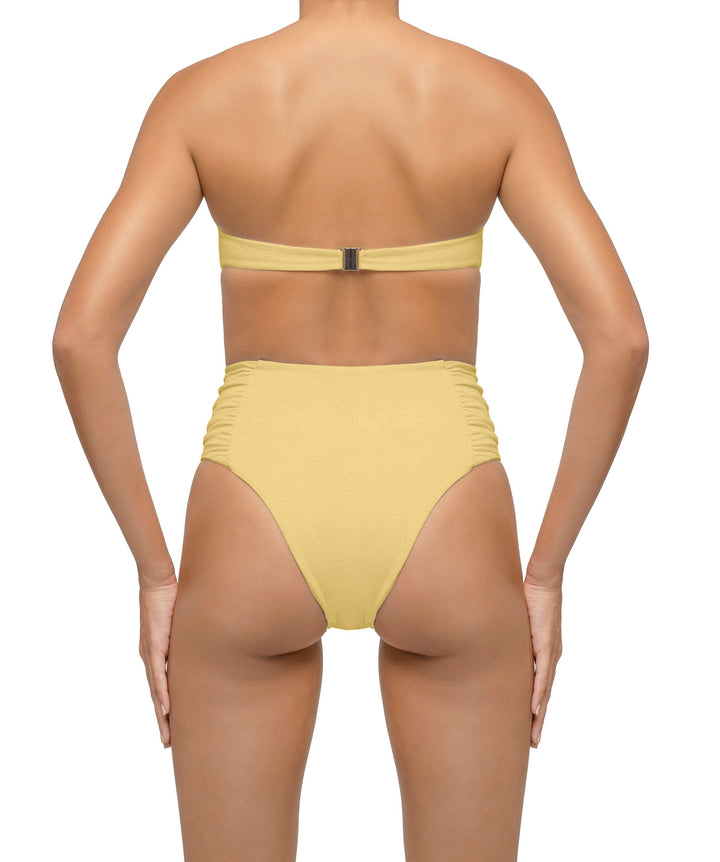 BSWS-T127 Shirred Twisted Front Bandeau Top