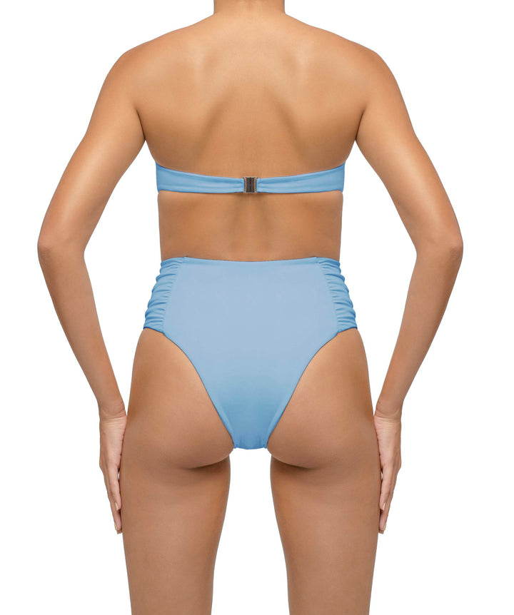 BSWS-T127 Shirred Twisted Front Bandeau Top