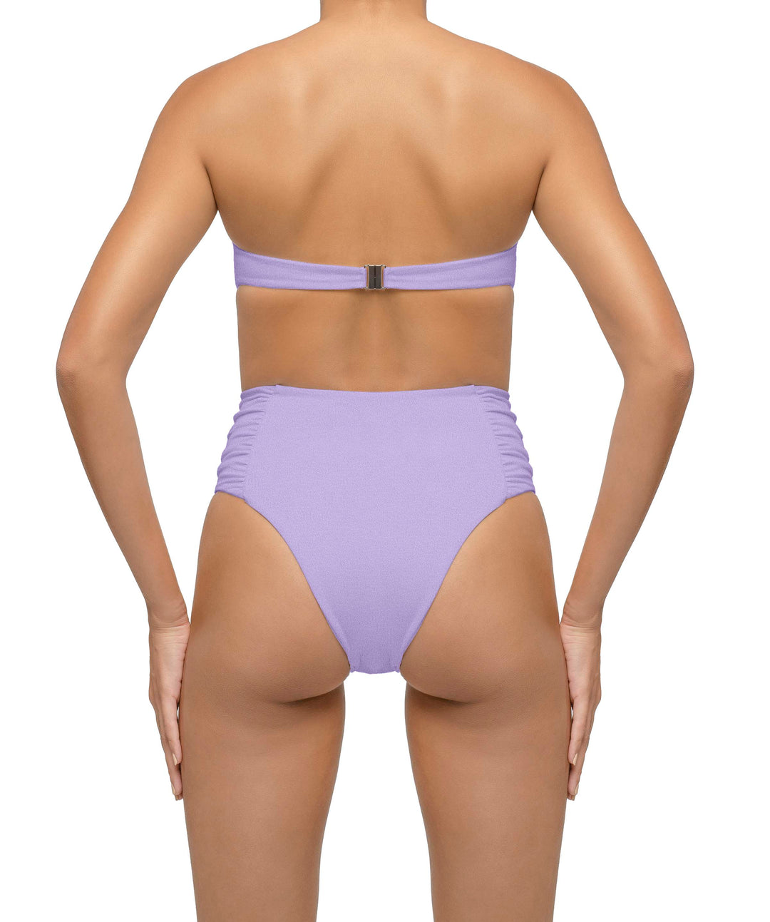 BSWS-T127 Shirred Twisted Front Bandeau Top