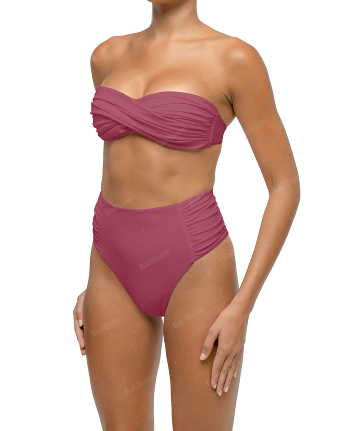 BSWS-T127 Twist Bandeau Bikini Top