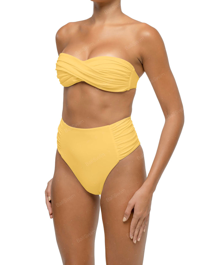 BSWS-T127 Twist Bandeau Bikini Top