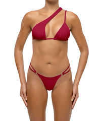 BSWS-T129 Asymmetrical Triangle Bikini Top