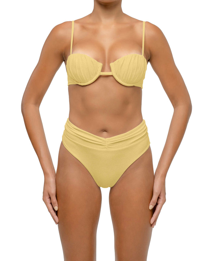 BSWS-B131 Ruched Bikini Bottom