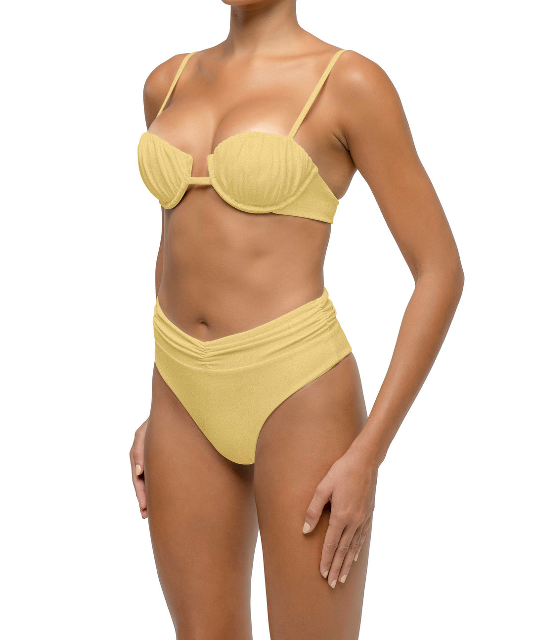 BSWS-B131 Ruched Bikini Bottom