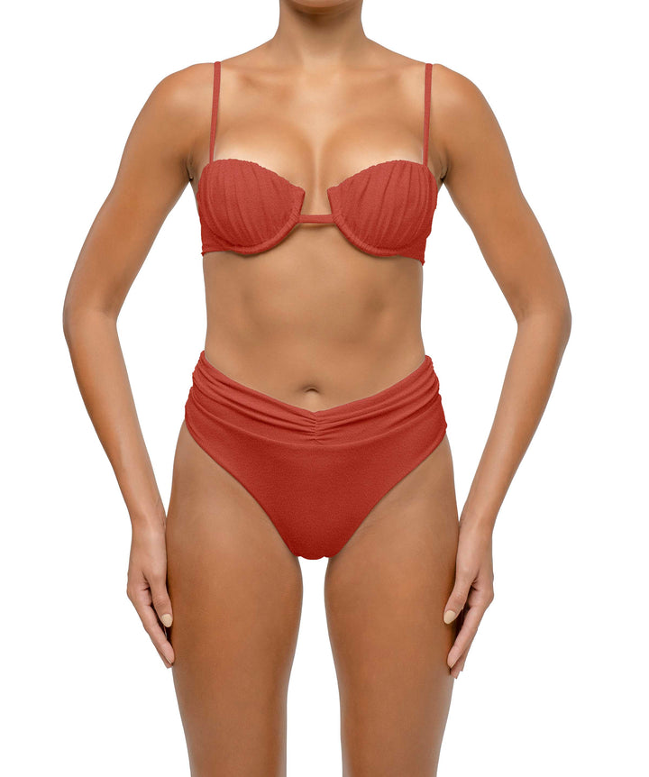 BSWS-B131 Ruched Bikini Bottom