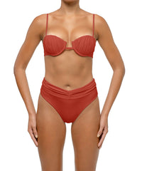 BSWS-B131 Ruched Bikini Bottom