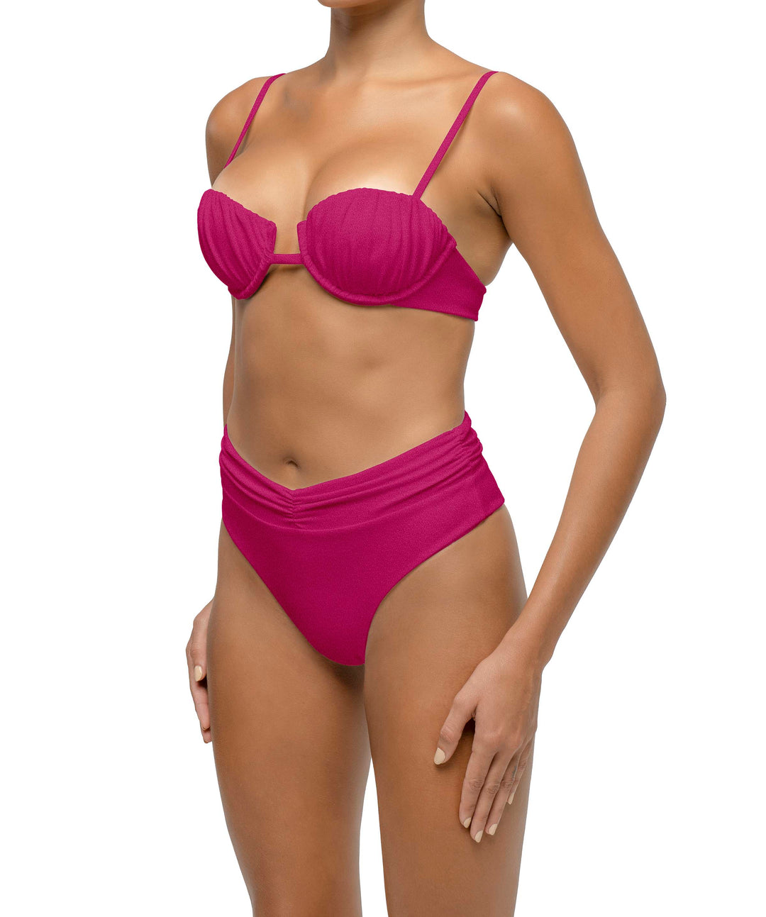 BSWS-B131 Ruched Bikini Bottom