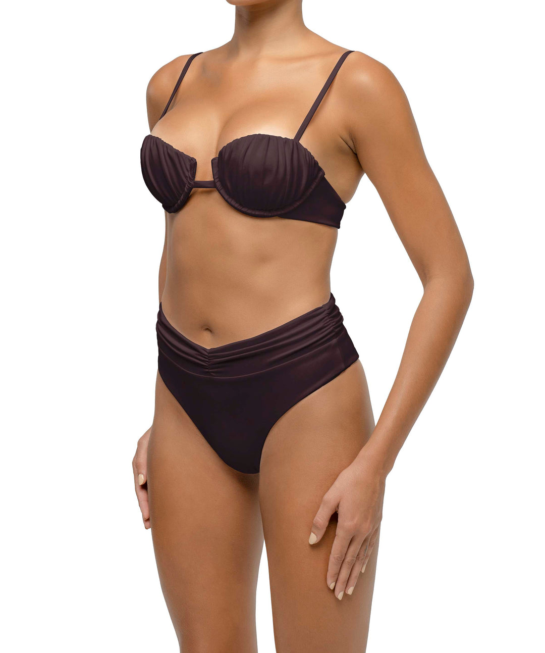 BSWS-B131 Ruched Bikini Bottom