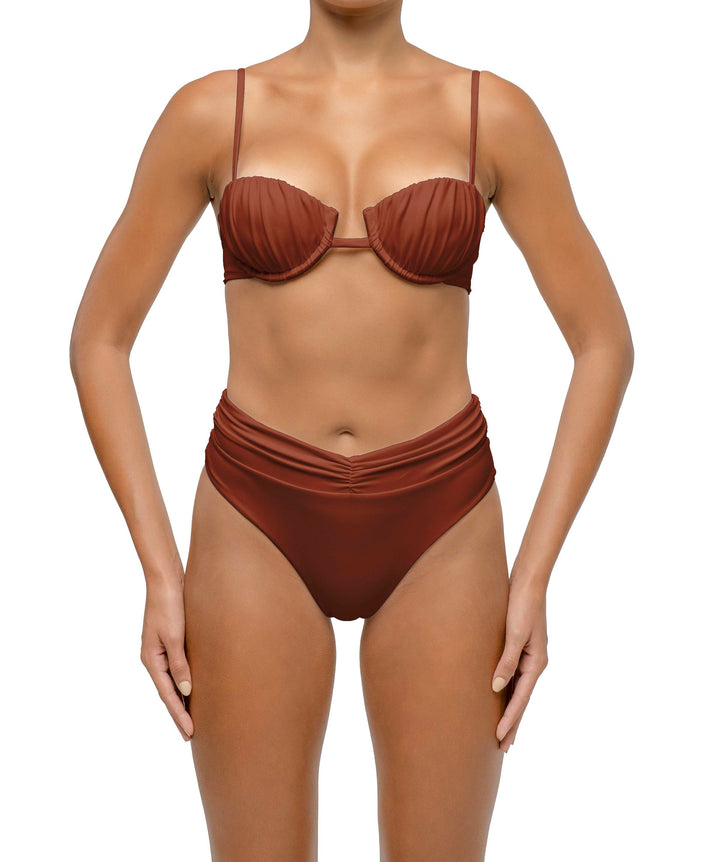 BSWS-B131 Ruched Bikini Bottom