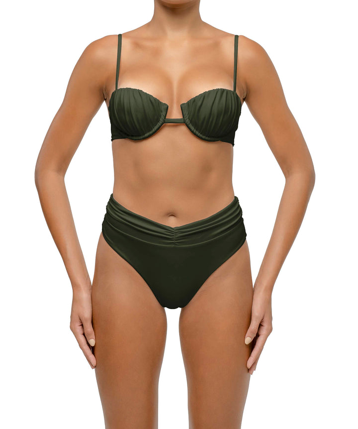 BSWS-B131 Ruched Bikini Bottom