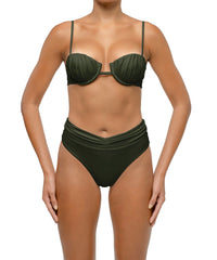 BSWS-B131 Ruched Bikini Bottom