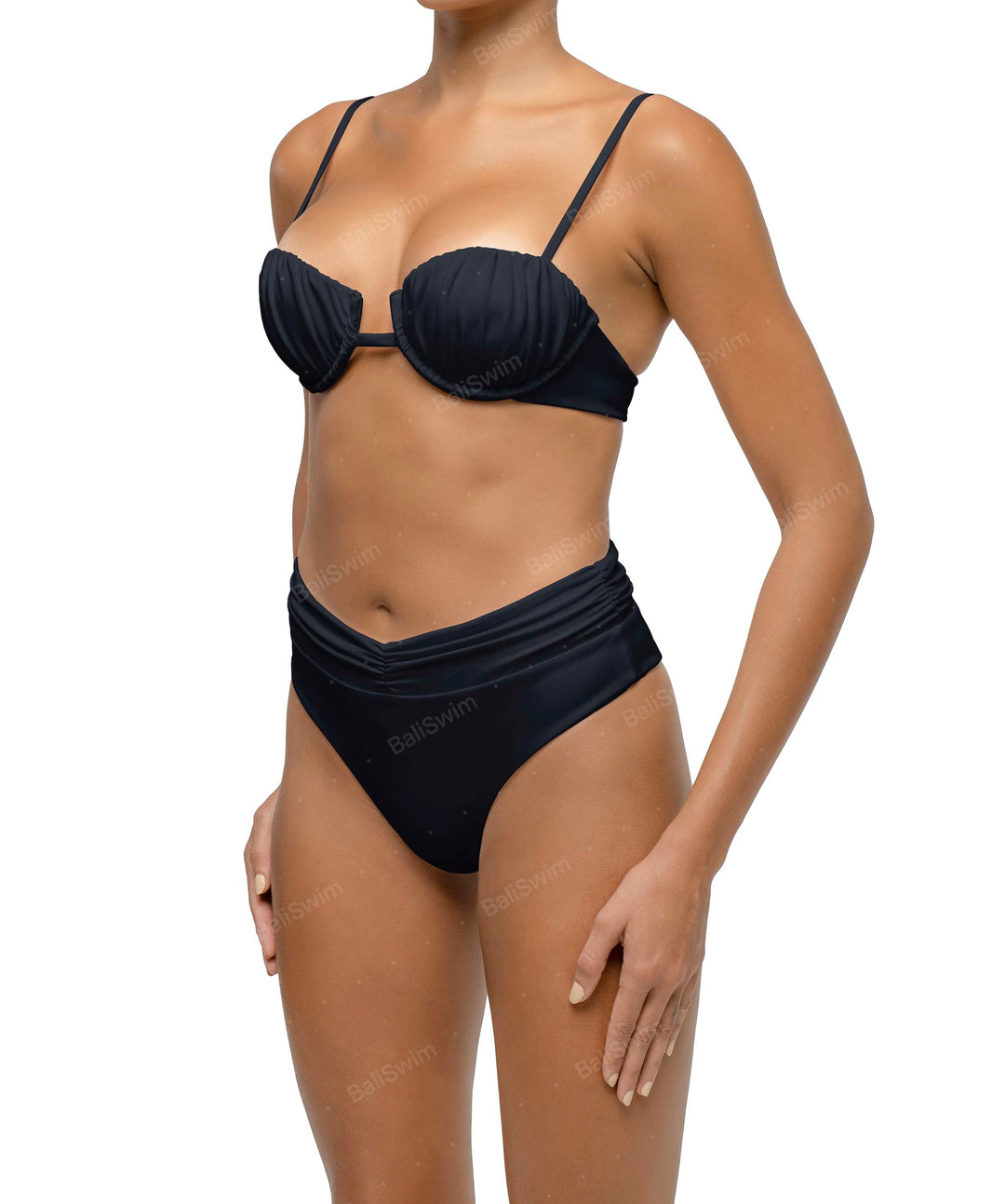 BSWS-B131 Ruched Bikini Bottom