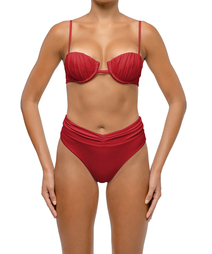BSWS-B131 Ruched Bikini Bottom