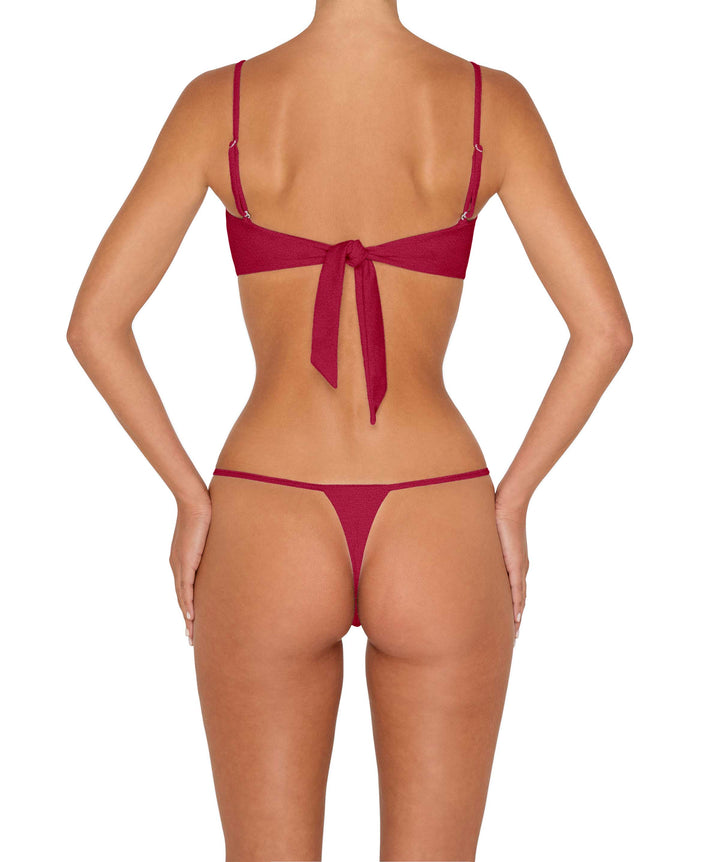 BSWS-B138 Binded Bottom Thong Coverage