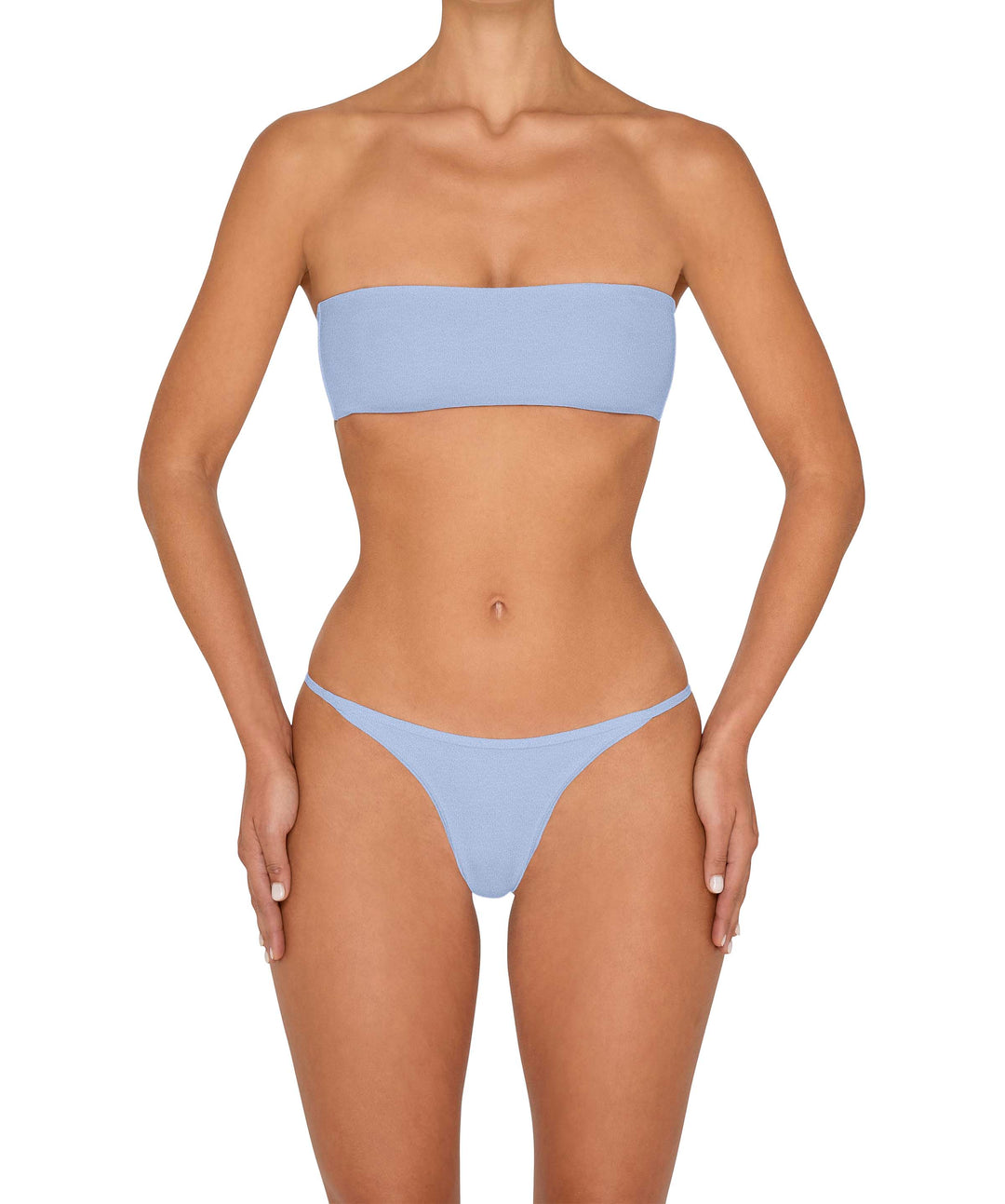 BSWS-T138 Binded Triangle Bikini Top