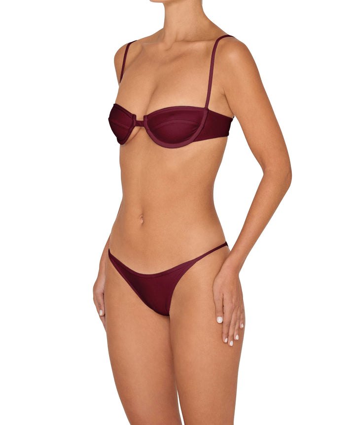 BSWS-T139 Self Tie Underwire Top