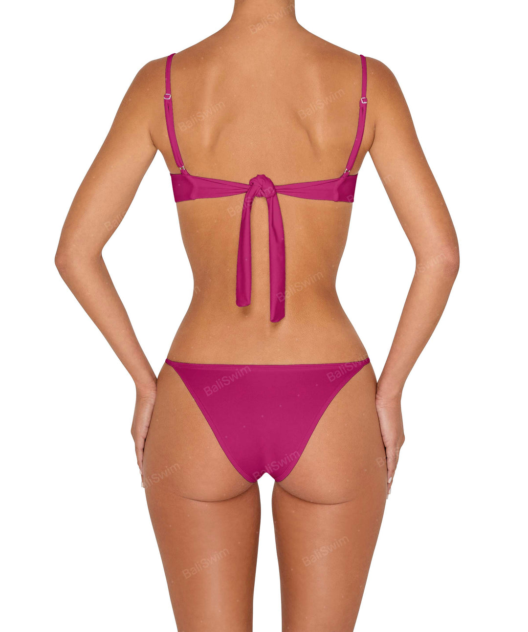 BSWS-T139 Self Tie Underwire Top
