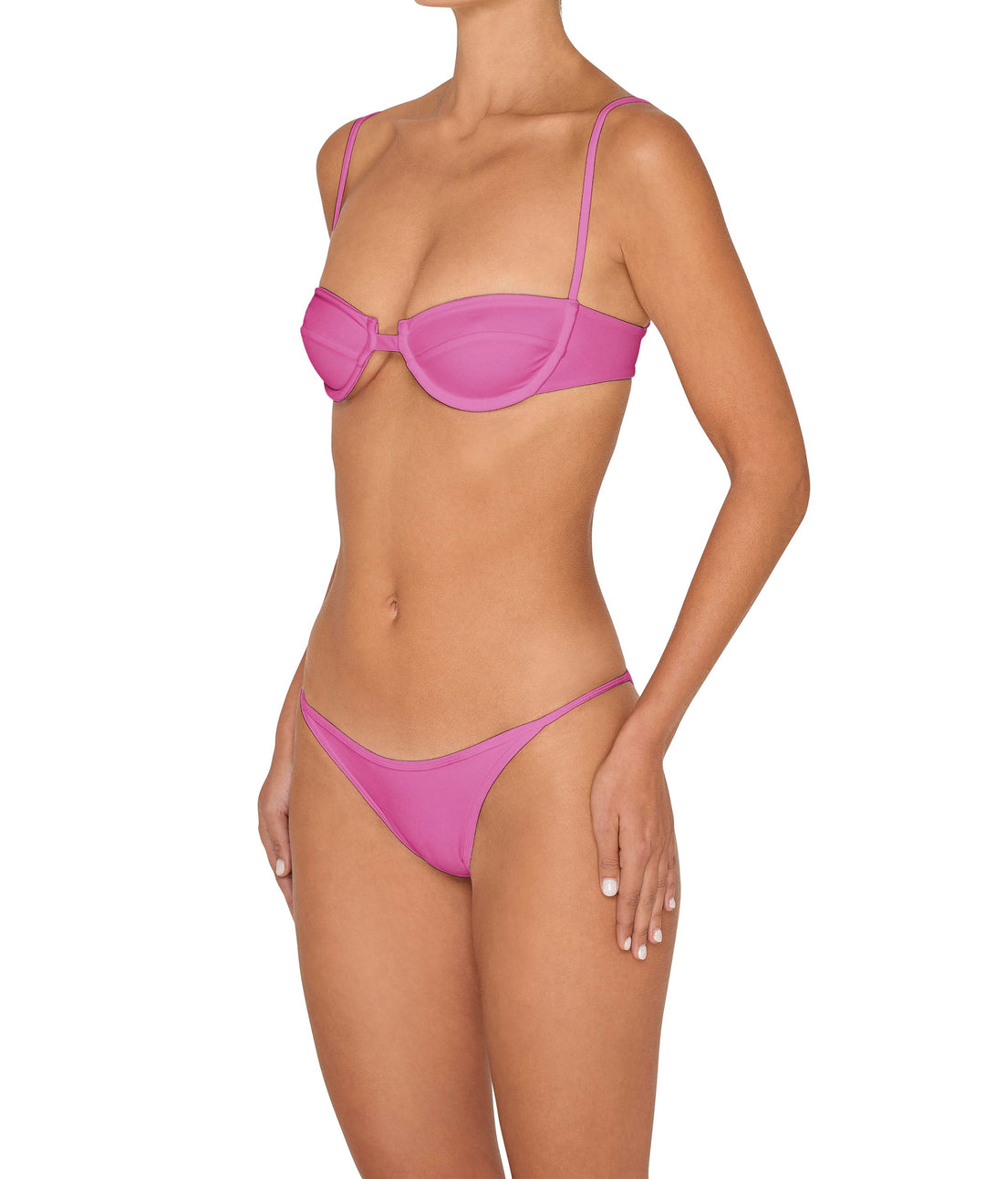 BSWS-T139 Self Tie Underwire Top